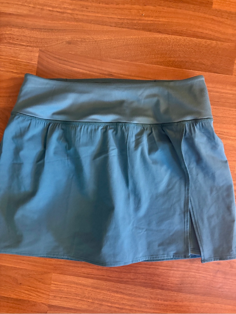 The North Face Teal Athletic Skater Skort with Side Vent